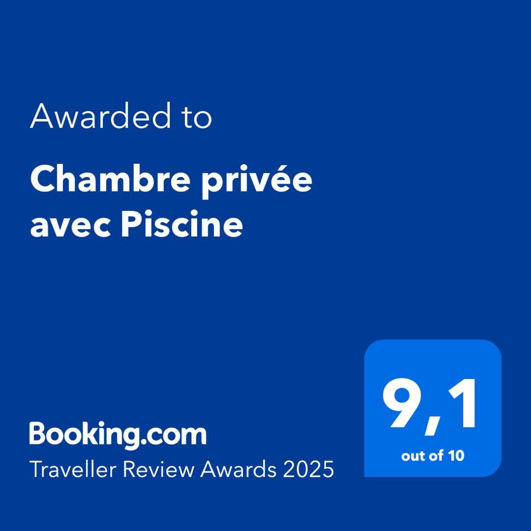 Chambre Privee Avec Piscine Marsylia Zewnętrze zdjęcie